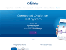 Tablet Screenshot of clearblue.com